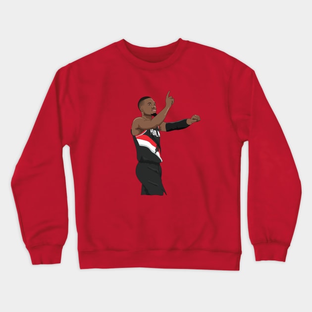 Damian Lillard 'Dametime' Crewneck Sweatshirt by xavierjfong